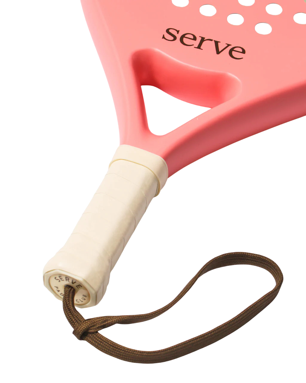 Pastel Peach Padel Racket