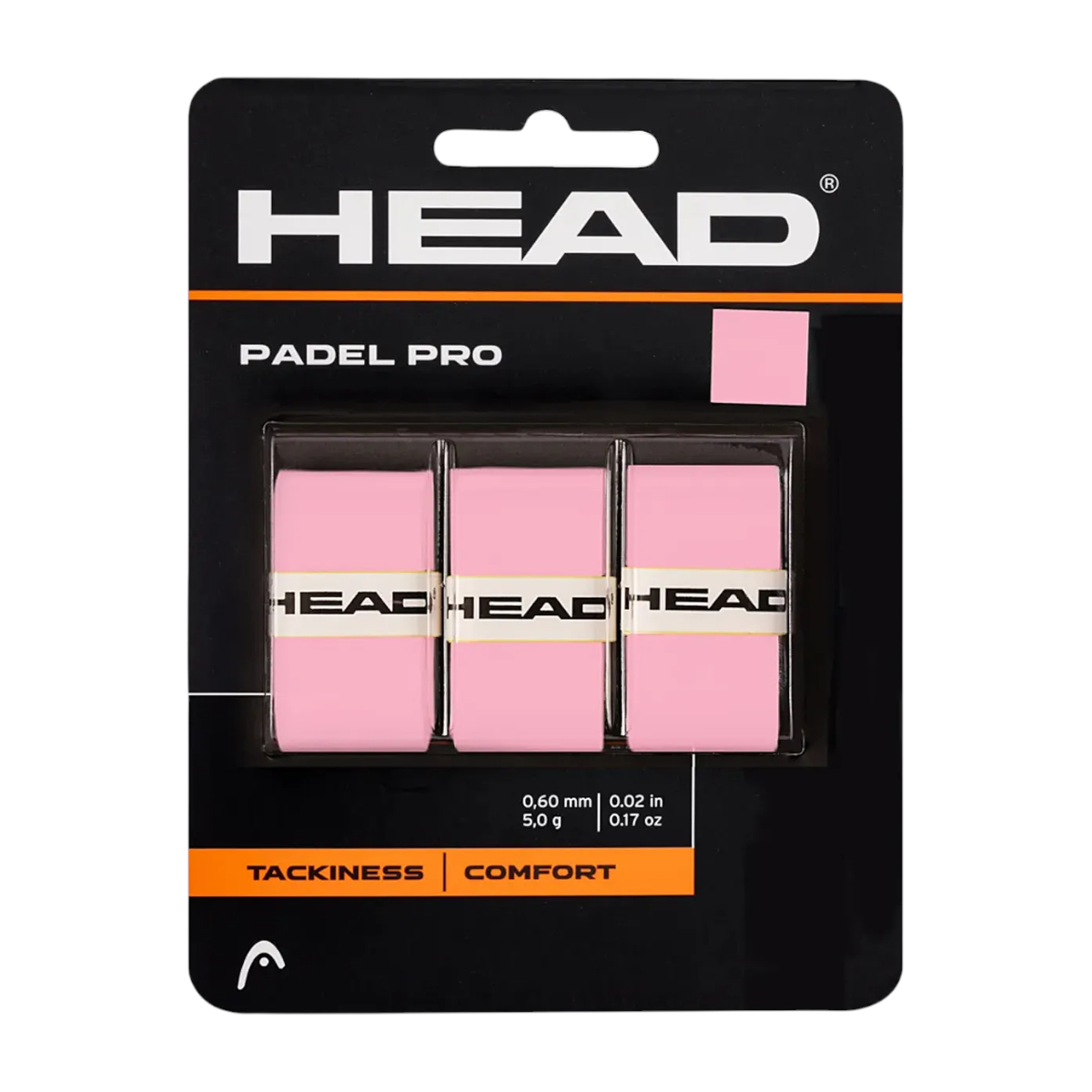 Overgrip Head Padel Pro 3 Pack Pink