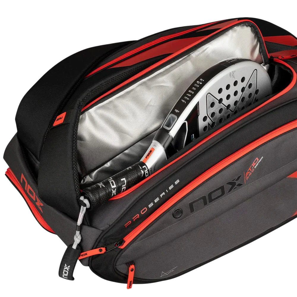 Nox AT10 XXL Black Red Padel Racket Bag
